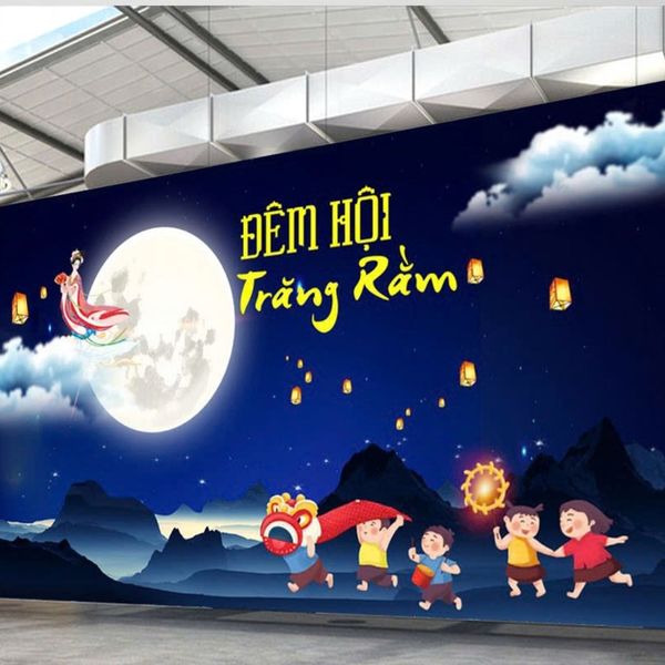 In backdrop lễ tết trung thu khổ lớn