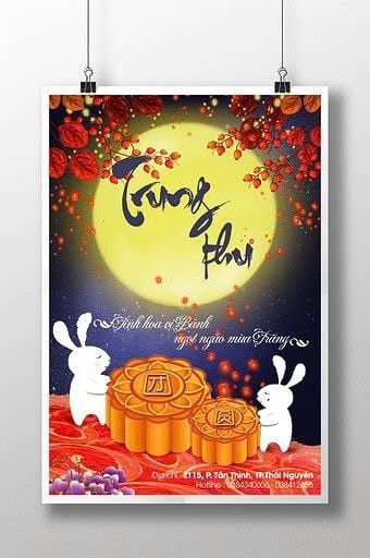 Mẫu poster tết trung thu in lấy ngay tại hà nội