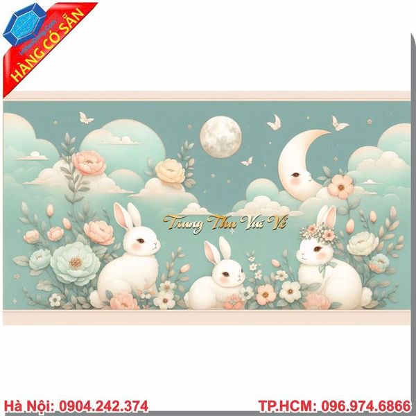 In thiệp Trung thu theo yêu cầu, thiết kế miễn phí