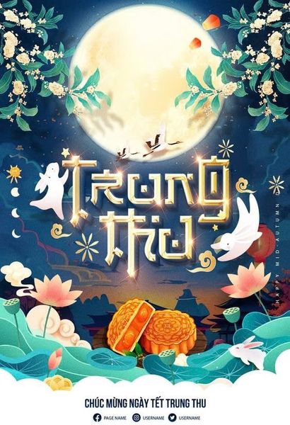 Thiết kế poster tết trung thu giá rẻ tại hà nội