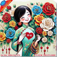 In thiệp 20 - 10 lấy ngay tại hà nội