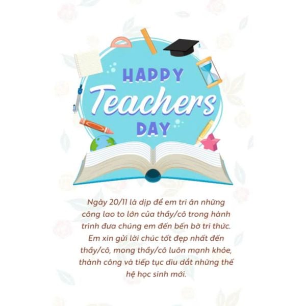 In thiệp 20/11 giá rẻ - chất lượng tại Hà Nội