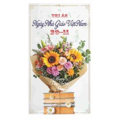 Cung cấp thiệp ngày Nhà giáo Viêt Nam tại Hà Nội