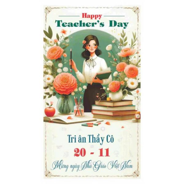 Những tấm thiệp 20/11 đẹp