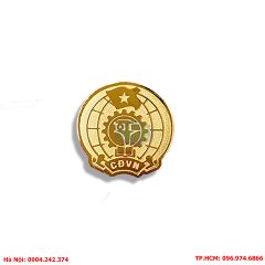 Pin cài áo mạ vàng