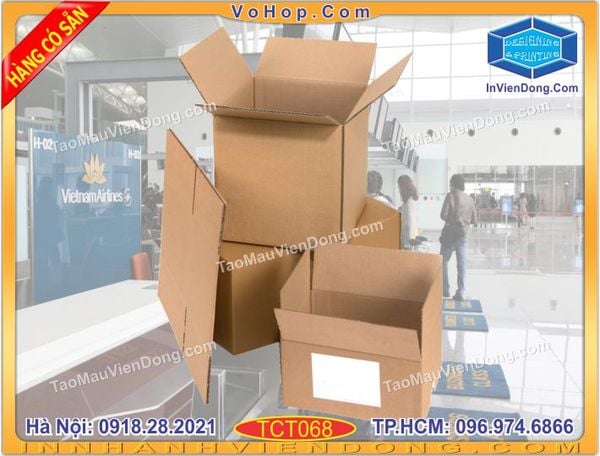 Bán Thùng Carton Đi Máy Bay Có Sẵn Đủ Kích Cỡ