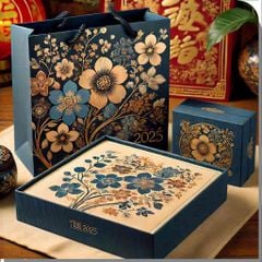 Hộp quà Tết cao cấp - Thiết kế độc đáo