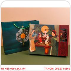 Hộp đựng bánh trung thu set 4 chiếc