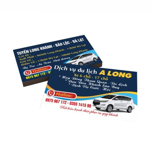 MẪU CARD VISIT TAXI