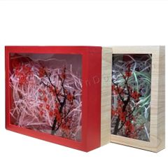 Hộp đựng quà Tết bóng kính có sẵn 2025