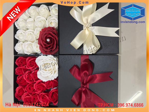 hộp đựng hoa son cao cấp