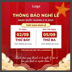 In banner decal ngoài trời sự kiện quốc khánh giá rẻ