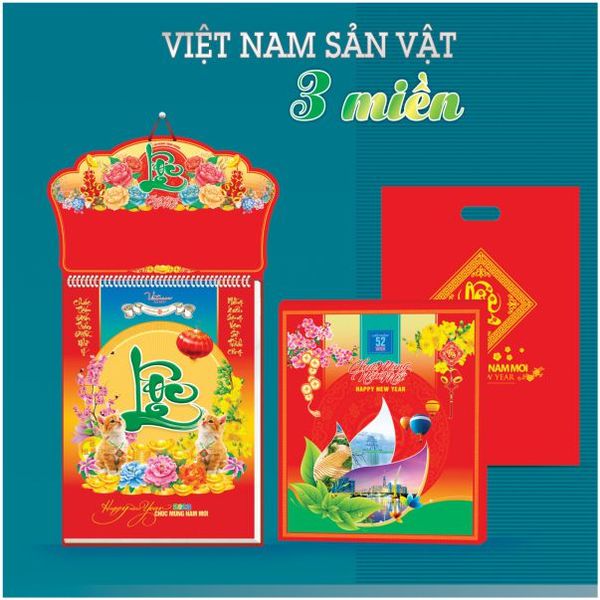 Địa chỉ in lịch Bloc 2025 - 25x35 Hương Sắc Việt Nam - Bán sẵn đủ Size mua giá rẻ
