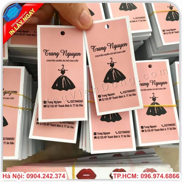 Địa Chỉ In Tag Mác Quần Áo Giá Rẻ Tại Hà Nội – In Viễn Đông