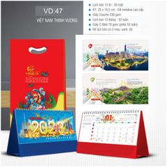 Các mẫu lịch để bàn 2024 mới đẹp nhất tại Hà Nội