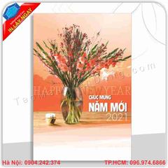 In lịch lò xo 7 tờ 2025