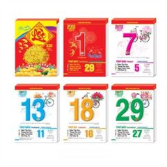 MẪU LỊCH BLOC ĐẠI 2025 - BÁN SẴN ĐỦ SIZE MUA GIÁ RẺ