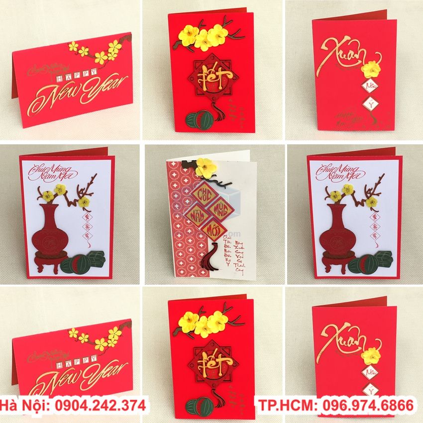 In Thiệp Chúc Tết Thiệp Chúc Mừng Năm Mới 2023