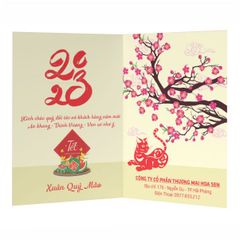 Thiệp tết 2025 đẹp độc lạ