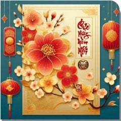 Mẫu thiệp tết 2026 siêu hot