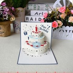 Thiệp chúc mừng sinh nhất 3d độc đáo