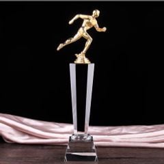 Cúp điền kinh vinh danh chiến thắng thể thao có sẵn