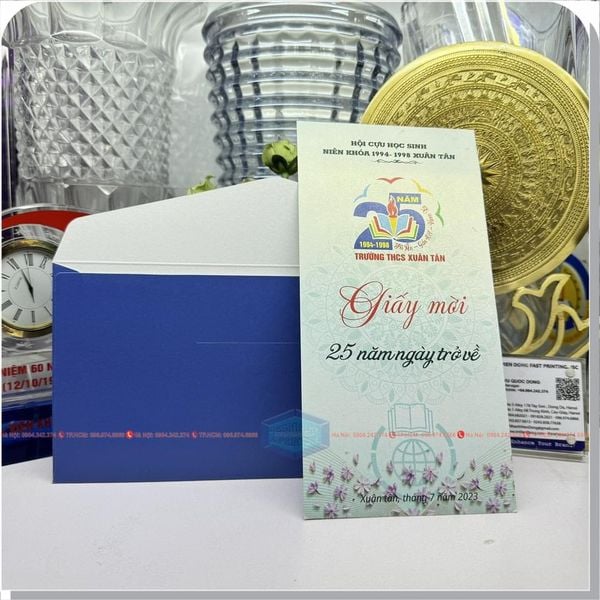 In thiệp mời, giấy mời đẹp, sang trọng giá rẻ