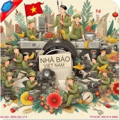 THIẾT kế thiệp ngày nhà báo việt nam