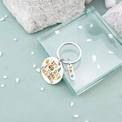 In móc khóa uv nhựa mica