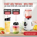 Combo Máy xay sinh tố Masuto Blender công nghệ Nhật Bản - BL399B (Bộ 2 cối)