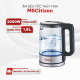 Ấm siêu tốc thủy tinh Masuto MS-Citizen18