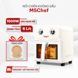 Nồi chiên không dầu 6L Masuto MSChef - Siêu đầu bếp tại gia