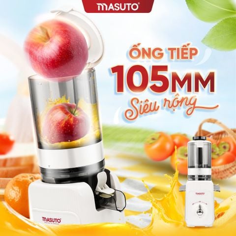 Máy ép chậm Masuto MSJuice| Nhân đôi lưới lọc - Nhân đôi trải nghiệm