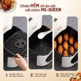 Nồi chiên không dầu MSQueen | 2 tầng đốt Trên/Dưới đối lưu không cần trở lật