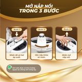 Nồi áp suất lẩu điện 2in1 đa năng 4L Masuto MSPC04