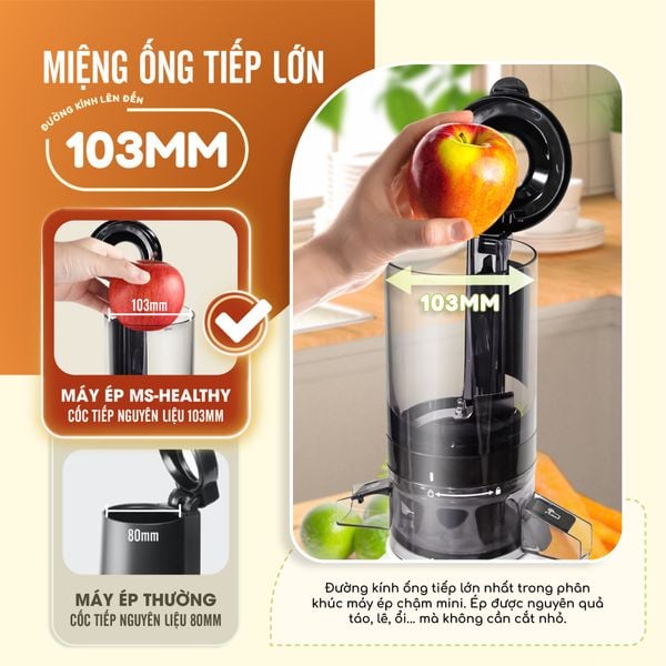 Máy ép chậm Masuto MShealthy | “Heathy & Fashion