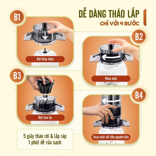 Máy ép chậm Masuto MShealthy | “Heathy & Fashion