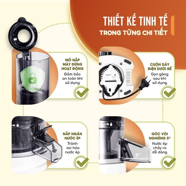 Máy ép chậm Masuto MShealthy | “Heathy & Fashion