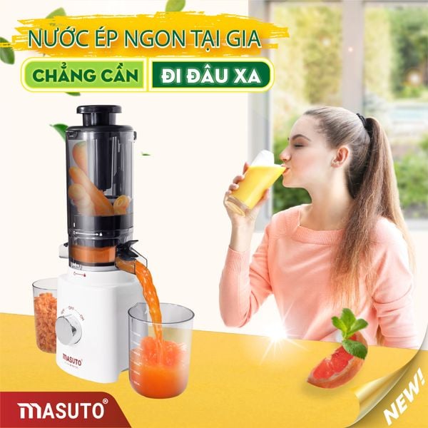 Máy ép chậm Masuto MShealthy | “Heathy & Fashion