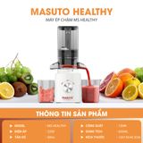 MÁY ÉP CHẬM MASUTO MS HEALTHY | “Heathy & Fashion