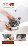 Máy ép chậm Masuto MSFresh | Ống tiếp nguyên liệu cực đại 120mm