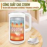 Ấm siêu tốc 2 lớp chống bỏng Masuto MSNami