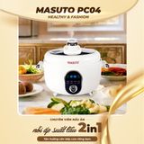 Nồi áp suất lẩu điện 2in1 đa năng 4L Masuto MSPC04