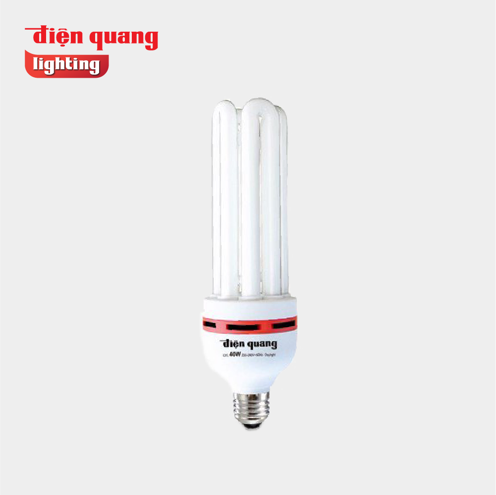 Đèn Compact Điện Quang ĐQ-CFL-4U-F14-40W-DL-E27