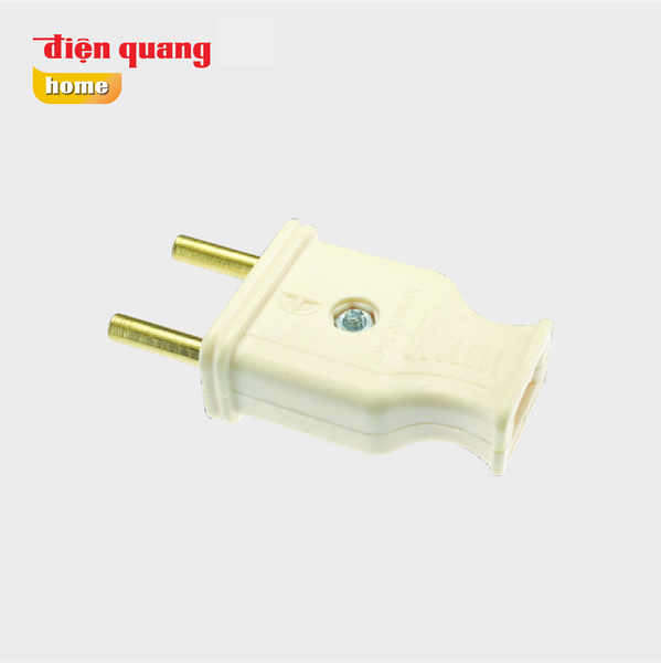 Set 10 Phích cắm Điện Quang PC 2A-02 (chân tròn/chân dẹt)