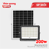 Bộ Đèn LED Pha Solar ECO Năng Lượng Mặt Trời Ánh Sáng Trắng LEDSL01 6500K V02 (60W/100W/200W/300W)
