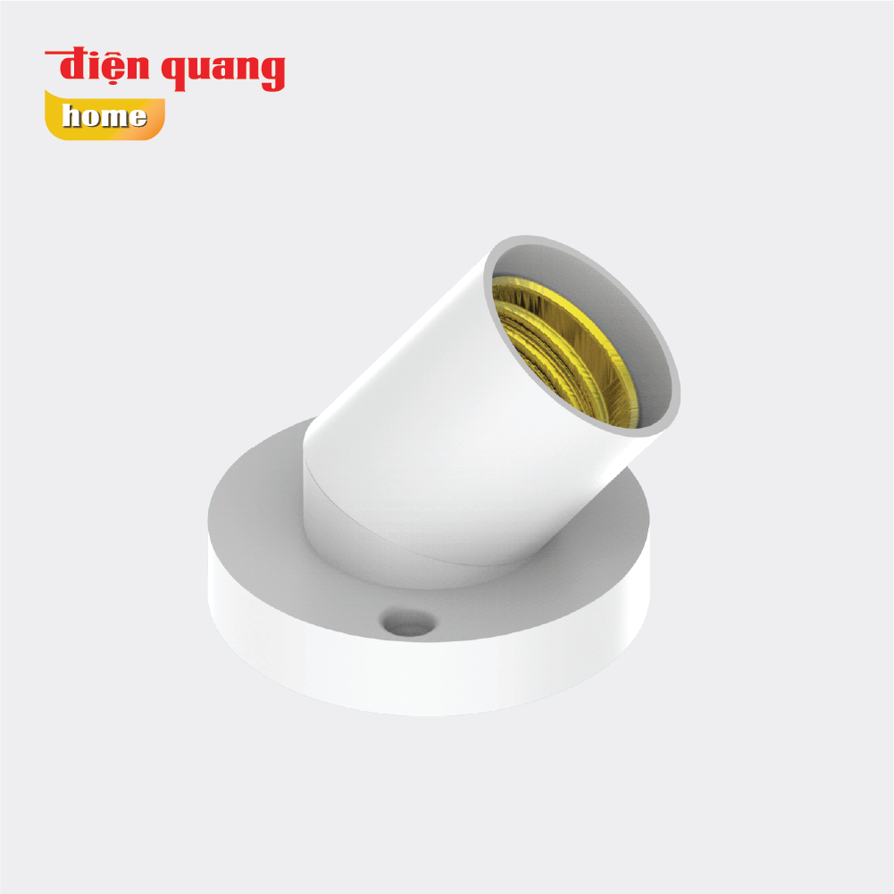 Set 3 Chuôi đèn xoay Điện Quang ĐQ LHR E27 ( xoay góc 45 độ - 90 độ )