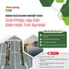 [Doanh Nghiệp 2025] Giải Pháp Lắp Đặt Điện Mặt Trời Áp Mái