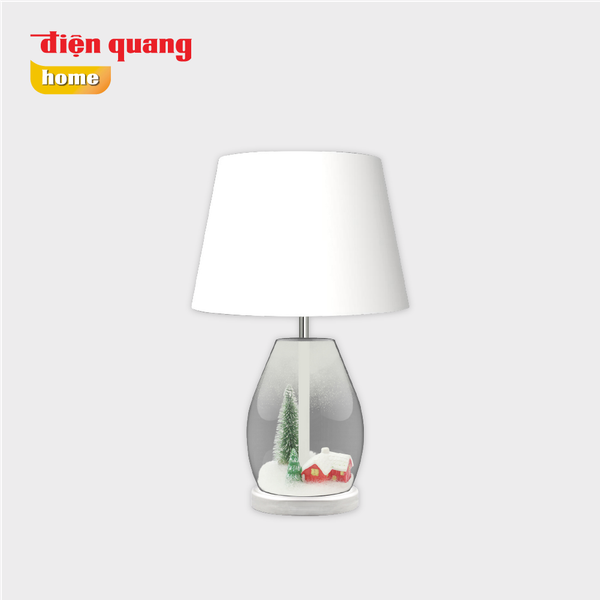 Đèn thủy tinh trang trí Điện Quang ĐQ DCL03 WW ( thân hình bầu, NOEL 3, bóng LED, Ánh sáng vàng )