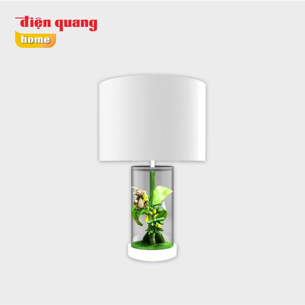 Đèn thủy tinh trang trí Điện Quang ĐQ DCL09 WW ( thân hình trụ, cây chuối, bóng LED, Ánh sáng vàng )
